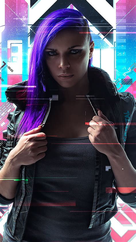 Cyberpunk 2077, Female V, 4K, #132 Wallpaper iPhone Phone