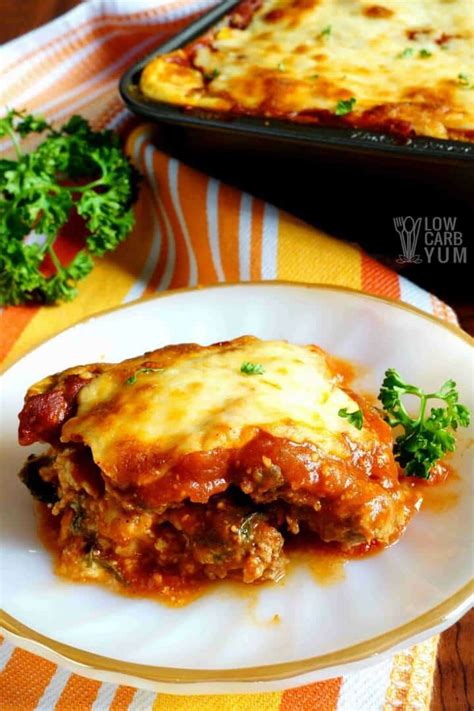 Keto Lasagna Recipe (No Noodle, Pasta Free)   Low Carb Yum