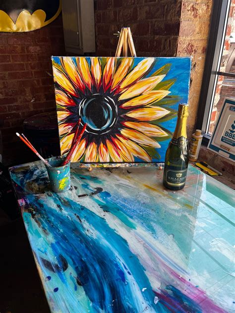 $1 Mimosas Mothers Day Funky Sunflower, Paint N Cheers, Oklahoma City ...