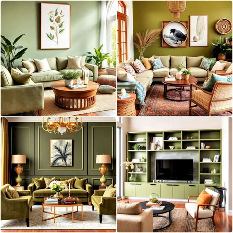 25 Black and Green Living Room Ideas for Bold Interiors
