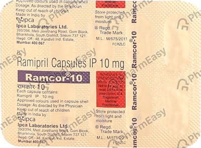 Ramcor 10 MG Capsule (10): Uses, Side Effects, Price & Dosage | PharmEasy