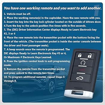 Carbon Fiber Bow Stabilizer Keyless2Go Replacement Smart Key Fob For ...