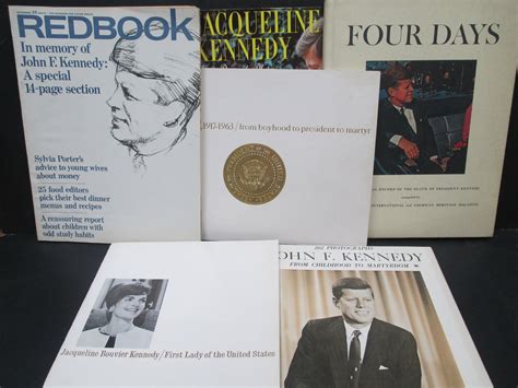 John F. Kennedy Book Collection, Jacqueline Kennedy Her Personal Photos ...