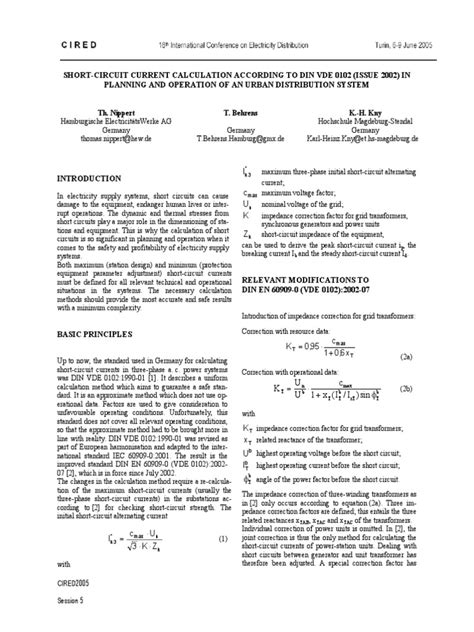 Image result for Example of Cable Short Circuit Calculation