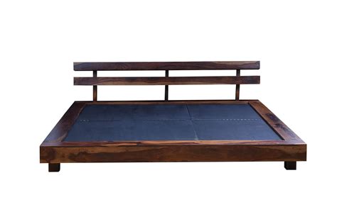 Induscraft SIATOM Japanese Platform Bed Queen Size Modern Furniture ...