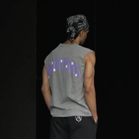 Buy Oversized Men's Acid Wash Grey Tank Tops, Distressed Tank Tops for ...