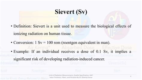 Units of Radiation Measurements, Quality Specification, Half-Value Thickness, Filters, and ...