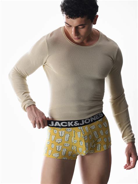 Buy Yellow Printed Trunks for Mens Online at Jack&Jones | 902009501