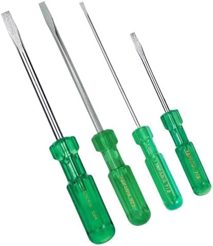 TAPARIA 1013 Hanging Pouch Screw Driver Kit (Set of 8), green & chrome ...