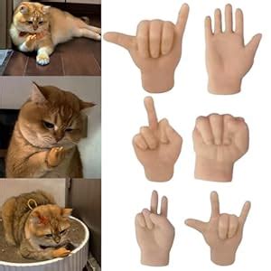 Buy Mini Hands for Cats,Mini Finger Puppets, Little Hands for Fingers ...