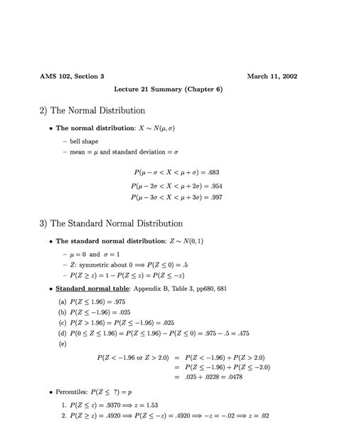 Image result for Normal Distribution Statistics Lecture