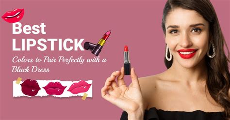 Best Lipstick Colors for Black Dresses | Iba Cosmetics