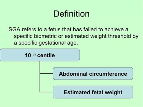 Small For Gestational Age | PPT