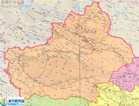 新疆地图全图2016版下载 - 地图下载 - 非凡软件站
