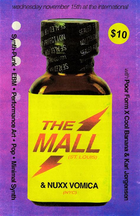 The Mall, NUXX VOMICA w/ Poor Form, Cool Banana, and Karl Jorgensen ...