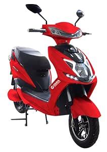 Okaya FREEDUM Electric Scooter | 70-75 km Range Per Charge | Red | Li ...