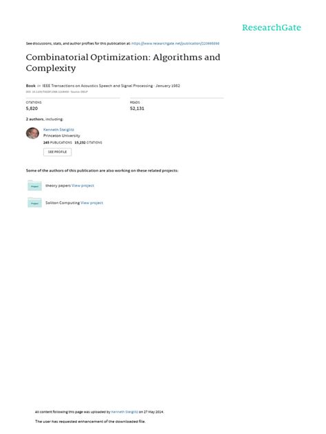 Image result for Combinatorial Optimization Algorithms