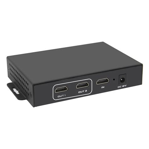 4K HDMI Screen Splitter 1 in 2 Out for Dual Monitors Duplicate/Left an ...