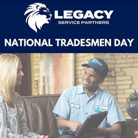 Legacy Service Partners on LinkedIn: #nationaltradesmenday