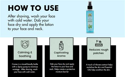 BOTNIK ESSENTIALS 5 in1 After Shave Lotion for Men- 200ML with Aloevera ...