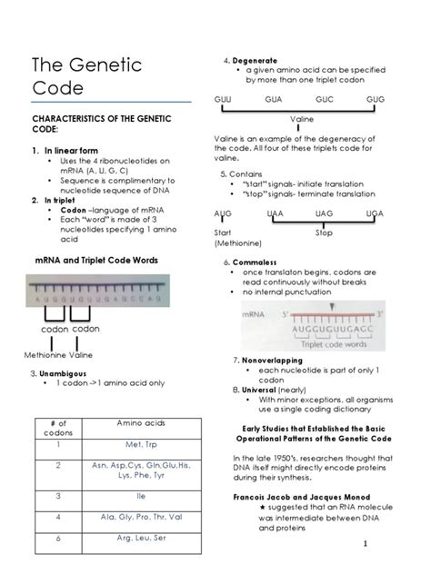 Genetic Code PDF 的图像结果