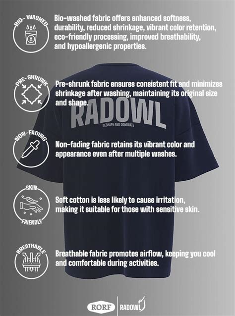 Buy RadOwl Oversized gym Tshirt for men - Navy – Rad Owl