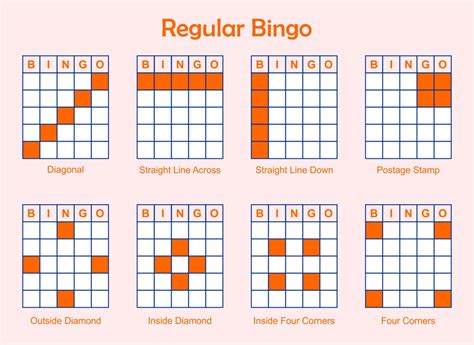 Image result for Examples of Bingo Patterns