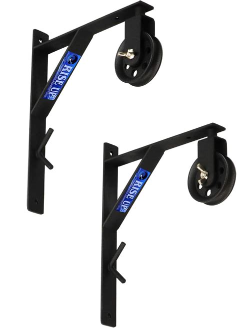 RISE UP ™ Wall Mount Metal Bracket and Pulley for Hanging Industrial ...