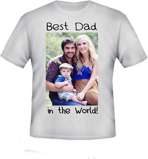 Amazon.com: Personalized Photo T Shirt Custom Photo t Shirt Put Your ...