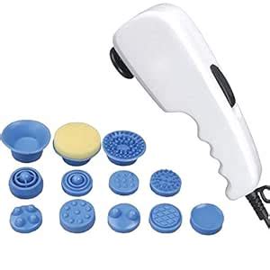 KOLVIN MAGIC-13 PROFESSIONAL MASSAGER WITH 13 ATTACHMENT (Red) : Amazon ...