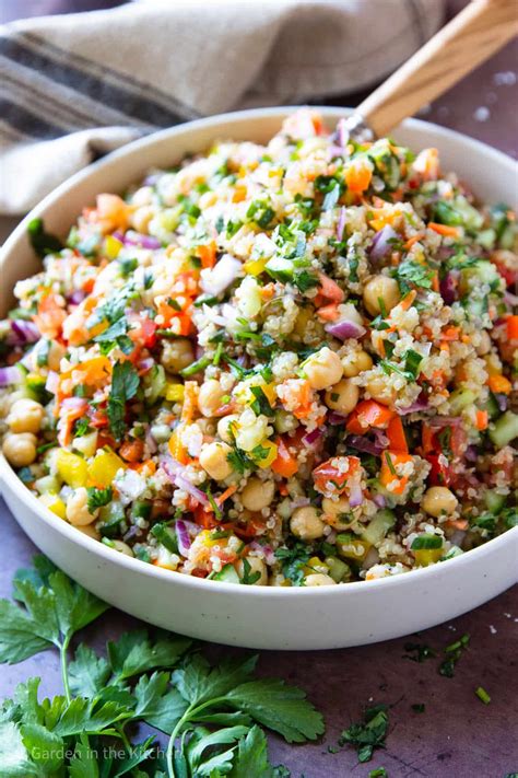 Quinoa chickpea salad – Artofit