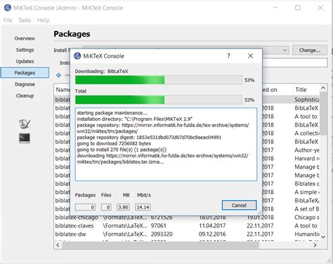 MiKTeX Console Install 的图像结果