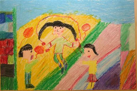 幼儿园美术：蜡笔画作品欣赏，让孩子感受画画乐趣