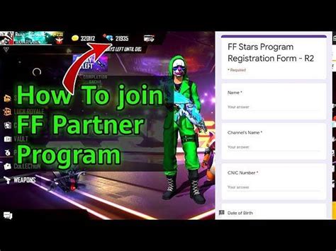 Image result for How to Join Partnership Program FF