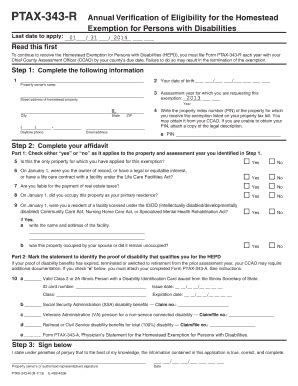 Fillable Online co sangamon il Annual Verification of Eligibility for ...