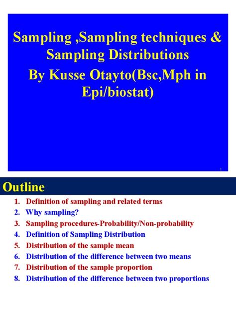 Sampling Statistics 的图像结果