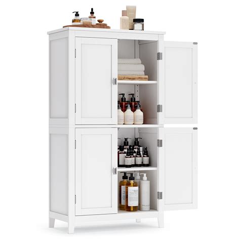 VASAGLE Bathroom Floor Storage Cabinet, Bathroom Storage Unit ...