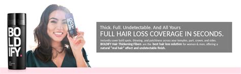 Buy Boldify Hair Fibers For Thickening Hair Undetectable & Natural - 12 ...