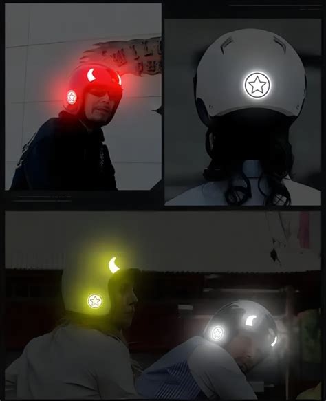 Helmet Reflective Decals - 3M Helmet Reflective Stickers