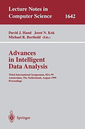 Buy Advances in Intelligent Data Analysis: Third International ...