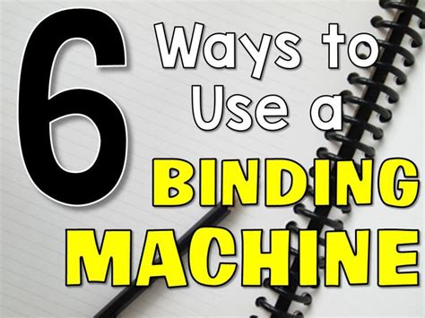 Image result for How to Use a Binding Machine