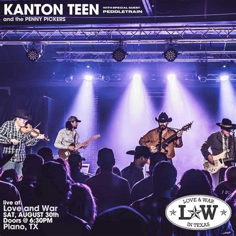 Kanton Teen & The Penny Pickers LIVE in Plano, TX @ Love and War W ...