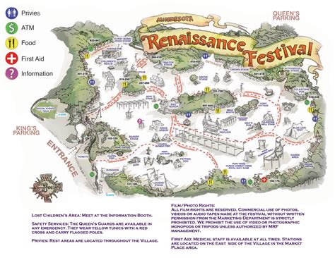 MN Renaissance Fest map | Renaissance festival, Renaissance, Festival