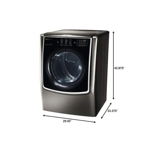9 cu. ft. Large Capacity Vented Smart Gas Dryer with | Ubuy India