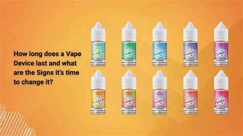 How long does a Vape Device last and what are the Signs it’s time to change it?