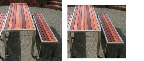 SS Outdoor Benches - S.S. Outdoor Bench with Table Manufacturer from ...