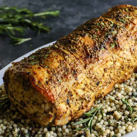 Mustard Pork Loin Roast l A Farmgirl's Dabbles