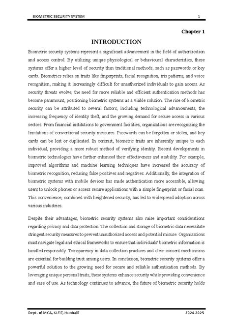 Biometric Security Systems: Enhancements and Challenges in ...