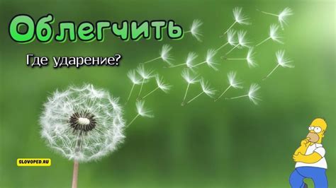 Ударение в слове «облегчить»: на какой слог, примеры
