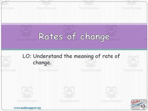 Image result for Rate of Change Example